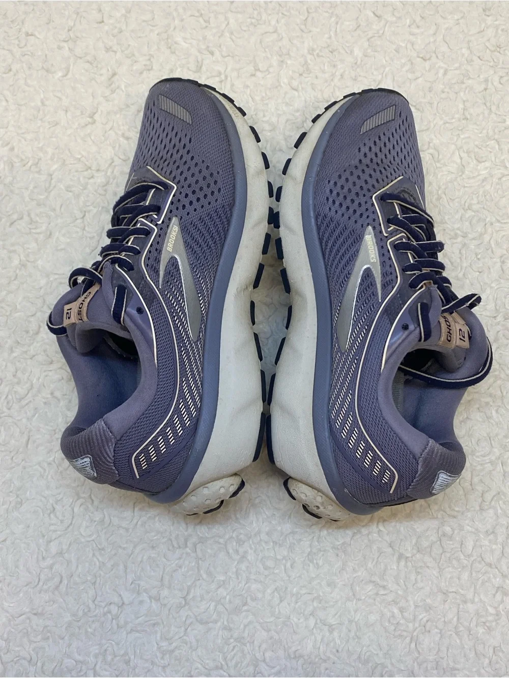 Brooks Ghost 12 Women's Running Shoes Blue Gray Athletic Sneakers Size 6